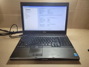 DELL PRECISION M4800 w/i5-4200M,8GB RAM, 500GB HDD Laptop for Parts/Repair #0020 - Picture 1 of 11