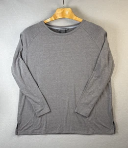 Free Fly Shirt Mens Size Small Gray Bamboo Performance Crew Neck Long Sleeve EUC - Picture 1 of 10