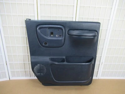 96-02 Chevy Express GMC Savana Van Right (R) BLUE CRANK Interior Door Panel Trim Foto 1 de 4