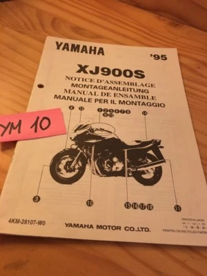 Yamaha XJ900S 1995 Xjs 900 XJ900 S Manual Preparation Instalacion Manual Montaje - Imagen 1 de 4