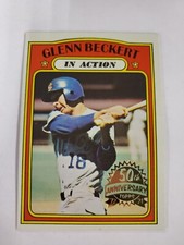 2021 Heritage 1972 Topps 50th Anniversary Buybacks In Action Glenn Beckert #46