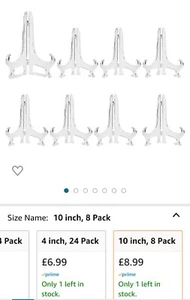 Plastic Plate/Photo Stands 8pk - Picture 1 of 3