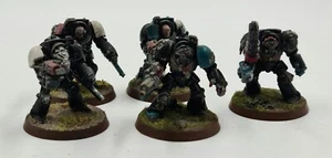 Terminators Assault Squad Black Templars Space Marines Warhammer 40K top painted - Bild 1 von 3