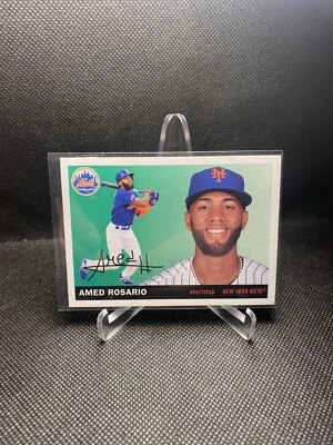 2020 Topps Archives 84 Amed Rosario Mets Baseball Card - Image 1 of 2