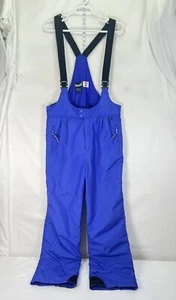 VTG MARKER Bib Ski Pants Adult XL Blue Nylon Snow Suit Unisex - Picture 1 of 11