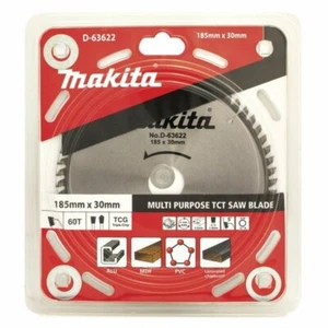 Hoja de sierra TCT multipropósito MAKITA D-63622 185x30 mm 7 1/4 - Imagen 1 de 1