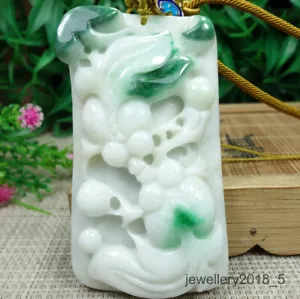 Special price Certified Green Burma 100%Natural A jadeite jade Pendant~Goldfis金鱼 - Picture 1 of 16
