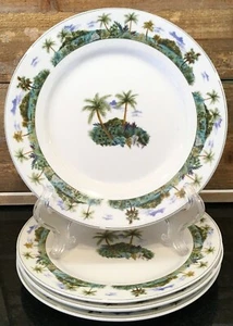 Oneida Majesticware Pacific Paradise 7-1/2" Brot Vorspeise Teller 4er Set - Bild 1 von 7