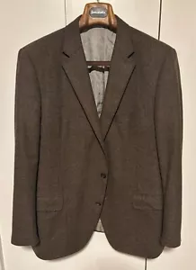 Samuelsohn x Loro Piana Wool Cashmere Checked Sport Coat Surgeon’s Cuffs - 44-46 - Picture 1 of 14