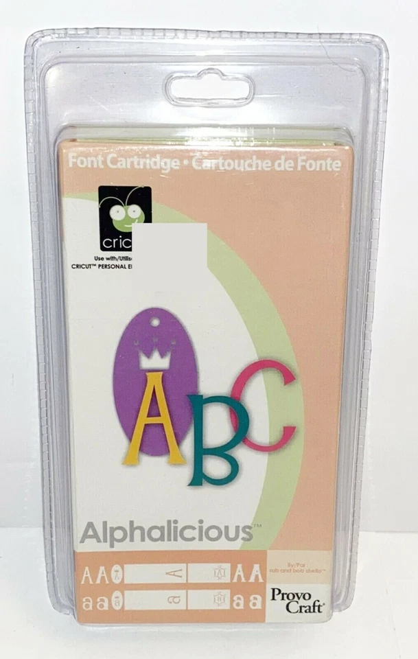 Cricut Alphalicious Cartridge 290287