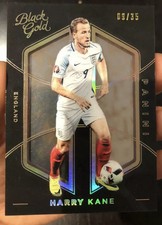 2016-17 Panini Black Gold Soccer Harry Kane 9/35 #154 Rookie Jersey # Rare