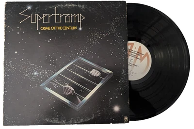 SUPERTRAMP lp CRIME OF THE CENTURY vinyl record album 1974 A & M SP-3647 VG - Image 1 of 4