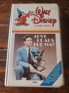 vhs LOVE LEADS THE WAY HTF Rare Walt Disney BIG BOX 1985 Very Good Condition - Picture 1 of 7