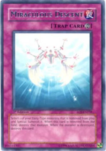 Miraculous Descent - EOJ-EN058 - Rare - 1st Edition Moderately Played Enemy of J - Image 1 of 1