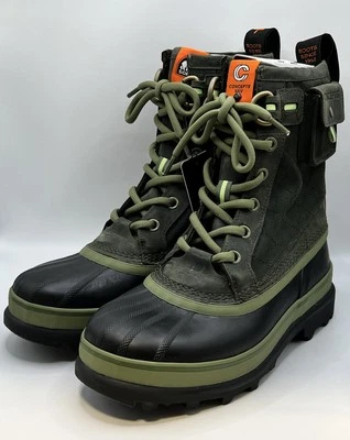 Sorel Caribou Rein WP LM4945-347 Surplus Green  Mens 9 New Open Box - Image 1 of 4