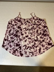 Faded Glory Mädchen Jugend lila Batik Camisole, Tank Gr. XL (16/18) Boho - Bild 1 von 9