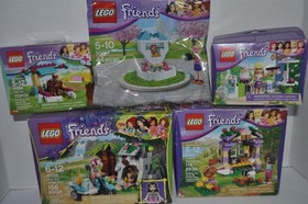 LEGO Friends Lot of 5 Sets 41032 30204 3930 41089 41031 *NEW DAMAGED BOX*
