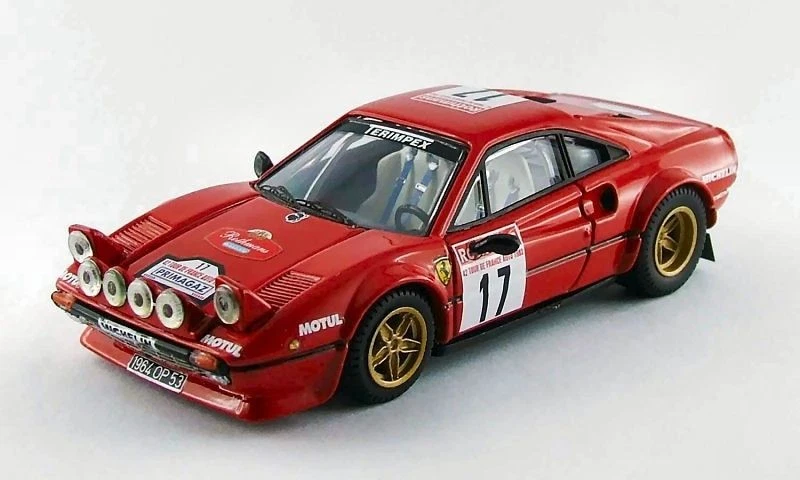 Best Model BT9533 FERRARI 308 GTB N.17 16th TOUR DE FRANCE 1983 BOUTELOUP-PANIC  - Immagine 1 di 1