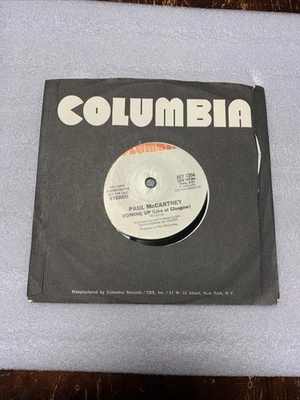 Paul McCartney - Coming Up (Live AtGlasgow) 45s Record Promo (1980) - Image 1 of 4