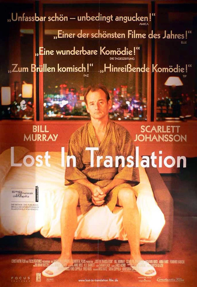 Lost in Translation -  Bill Murray - Filmposter A1 84x60cm gefaltet - Bild 1 von 1