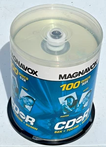 Magnavox CD-R 100 Disc Pack 52x 700MB 80min - Picture 1 of 9