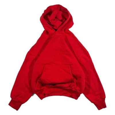 YZY Gap Sudadera con Capucha Niños 10-11 Rojo Algodón Extremadamente Grueso Kanye West Collab (Grande) Foto 1 de 4