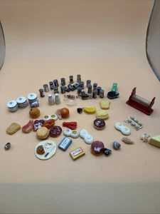 Großes Konvolut Vintage Miniatur Puppenstube Küche Essen - Bild 1 von 12