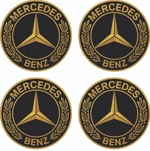 Mercedes Benz AMG Aufkleber 4X6cm (60mm)Rund Wasserdicht Sticker Neu Logo Emblem - Bild 1 von 6