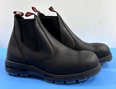 NEW 11 US MEN'S REDBACK BOBCAT USBBK TPU SAFETY STEEL TOE BOOTS BLACK OIL KIP - Image 1 of 4