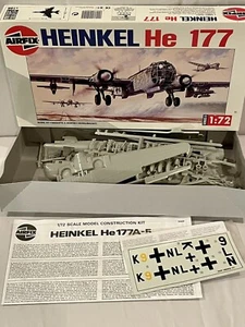 KIT BOMBARDERO ALEMÁN AIRFIX 05009 HEINKEL He 177 Segunda Guerra Mundial escala 1:72 abierto/completo - Imagen 1 de 7