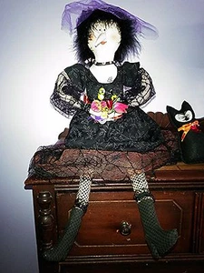 New Handcrafted Wicca Bride - Shelf Sitter - 24" Cloth - Picture 1 of 2
