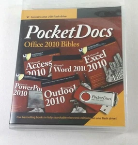 PocketDocs Office 2010 Bibles Flash Drive from 2011 CompuMaster Book Software! - Picture 1 of 4