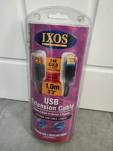 IXOS 1m SuperSpeed USB Extension Cable A to A - Male to Female unopened box - Picture 1 of 3