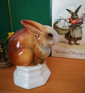 🐰Ens-Hase, Kaninchen auf Podest/Plinthe  - Bild 1 von 5