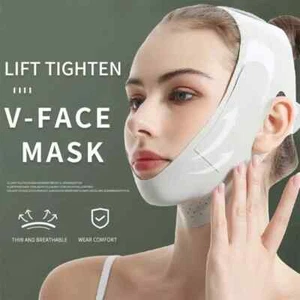 Anti Falten Gesicht Abnehmen Bandage Gesichtsmassage Elastisch Face Lift Up Strap - Bild 1 von 26