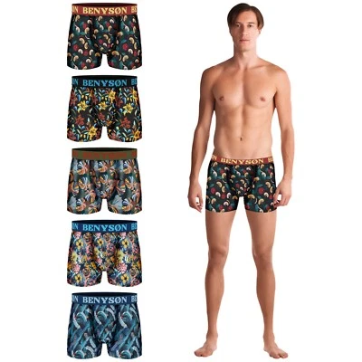 TEXEMP 5er | 10er Pack Herren Boxershorts Unterwäsche Viskose Unterhose Boxer Shorts