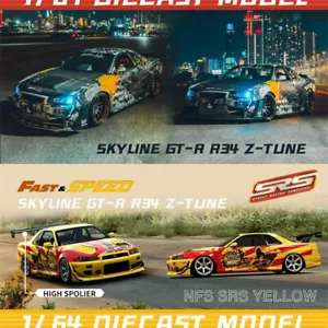 Fast Speed FS 1:64 Skyline GT-R R34 Nismo Z-Tune NFS Need for Speed Model Car - Picture 1 of 9