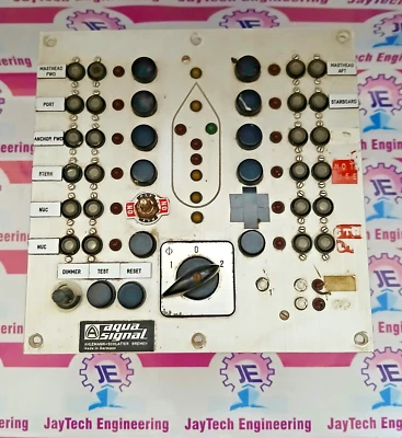 AQUA SIGNAL 33425001 NAVIGATION LIGHT CONTROL PANEL - Image 1 of 4