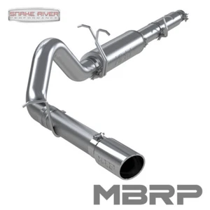 MBRP 4" ESCAPE PARA 1999-2004 FORD F250 F350 V10 GAS ALUMINIZADO S5206AL - Imagen 1 de 4