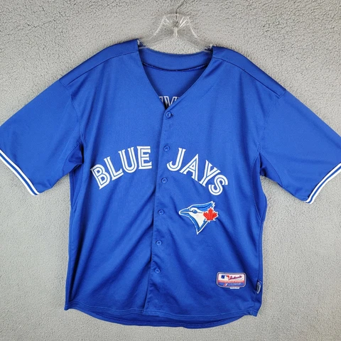 Toronto Blue Jays Jose Reyes Majestic Authentic Jersey Size 52 Embroidered MLB Cover