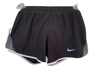 Nike Dri-Fit Black Tempo Shorts with Gray and White Sides XS EUC - Picture 1 of 3