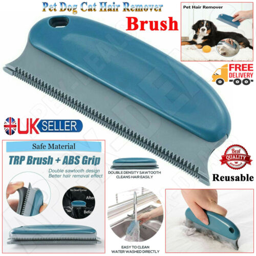 Pet Dog Cat Hair Remover Reusable Sofa Carpet Clothes Bed Lint Cleaning Brush UK