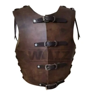 Caballero medieval armadura de cuero, cuero coraza - Imagen 1 de 3