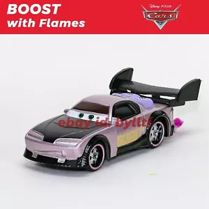 Mattel Disney Pixar Cars Boost with Flames 1:55 Metal Diecast Car, NEW Loose - Picture 1 of 7