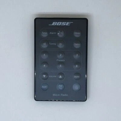 For Bose Wave Radio AWR1-1W AWR1-2W AWR113 AWR131 Remote Control Black - Image 1 of 4