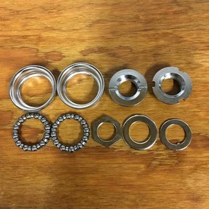 CRANK SET FOR SCHWINN BIKES BOTTOM BRACKET CUPS BEARING - Picture 1 of 4