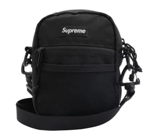NWT Supreme Shoulder Bag Black SS17 2017 Small Box Logo Streetwear Skate 52433 - Picture 1 of 8