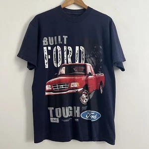 Vintage 90s Red Ford Ranger Short Bed Pick Up Truck T Shirt Size Large - Picture 1 of 5