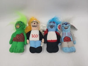 Set Of 4 Chrisha Playful Plush Pocket Screamers Monsters Halloween - 2008 - Picture 1 of 8