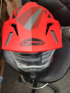 GMax GM-11S Ripcord Adventure Snow Helmet Matte Red/Black 72-7122M - Picture 1 of 7